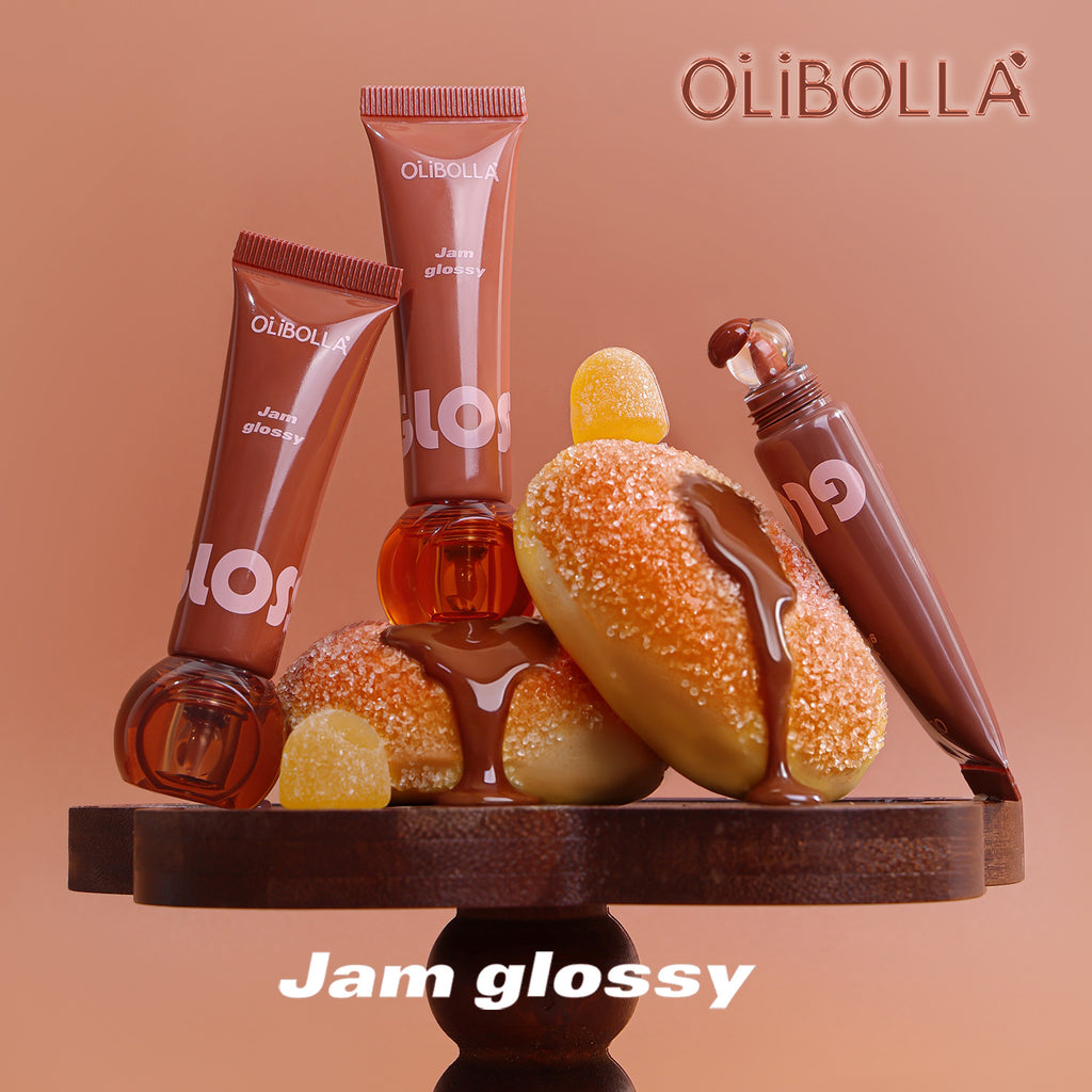 OLIBOLLA Jam Lip Glaze, Glossy Glass Lip Tint