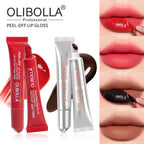 OLIBOLLA Peel-off Lip Tint Waterproof Long-lasting Matte Lip Gloss
