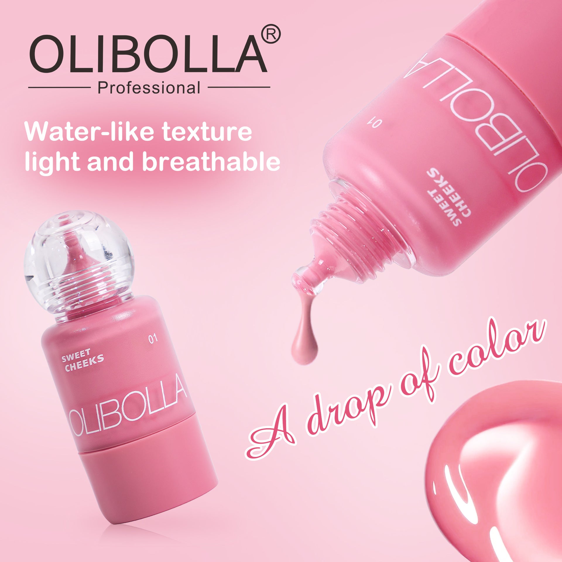 OLIBOLLA Press-type Liquid Blush Korean Natural Makeup