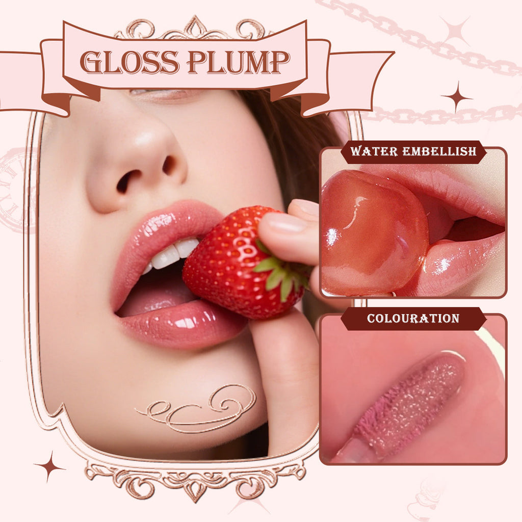 OLIBOLLA Retro Round Lip Gloss 6 Colors Hydrating Plumping