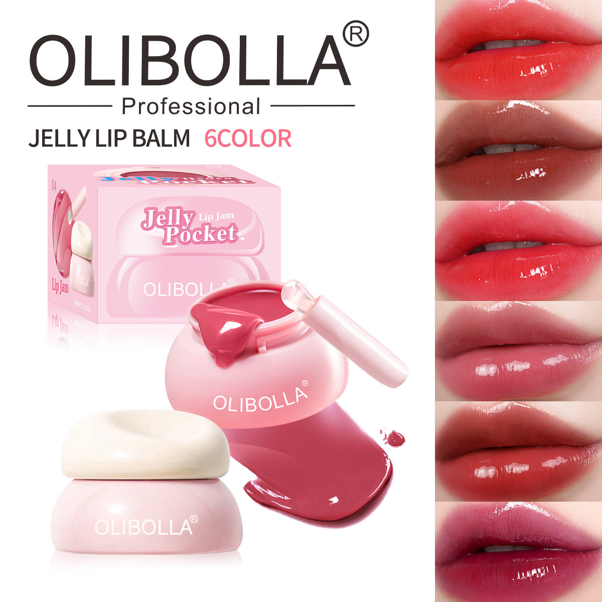 "OLIBOLLA Hydrating Jelly Lip Pot Gloss        "