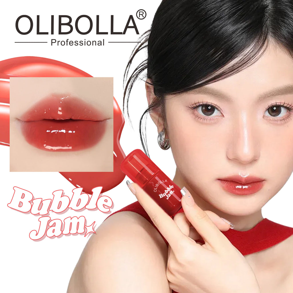 OLIBOLLA Pearlescent Mirror Lip Gloss Easy Color Payoff Non-stick Cup Lip Makeup