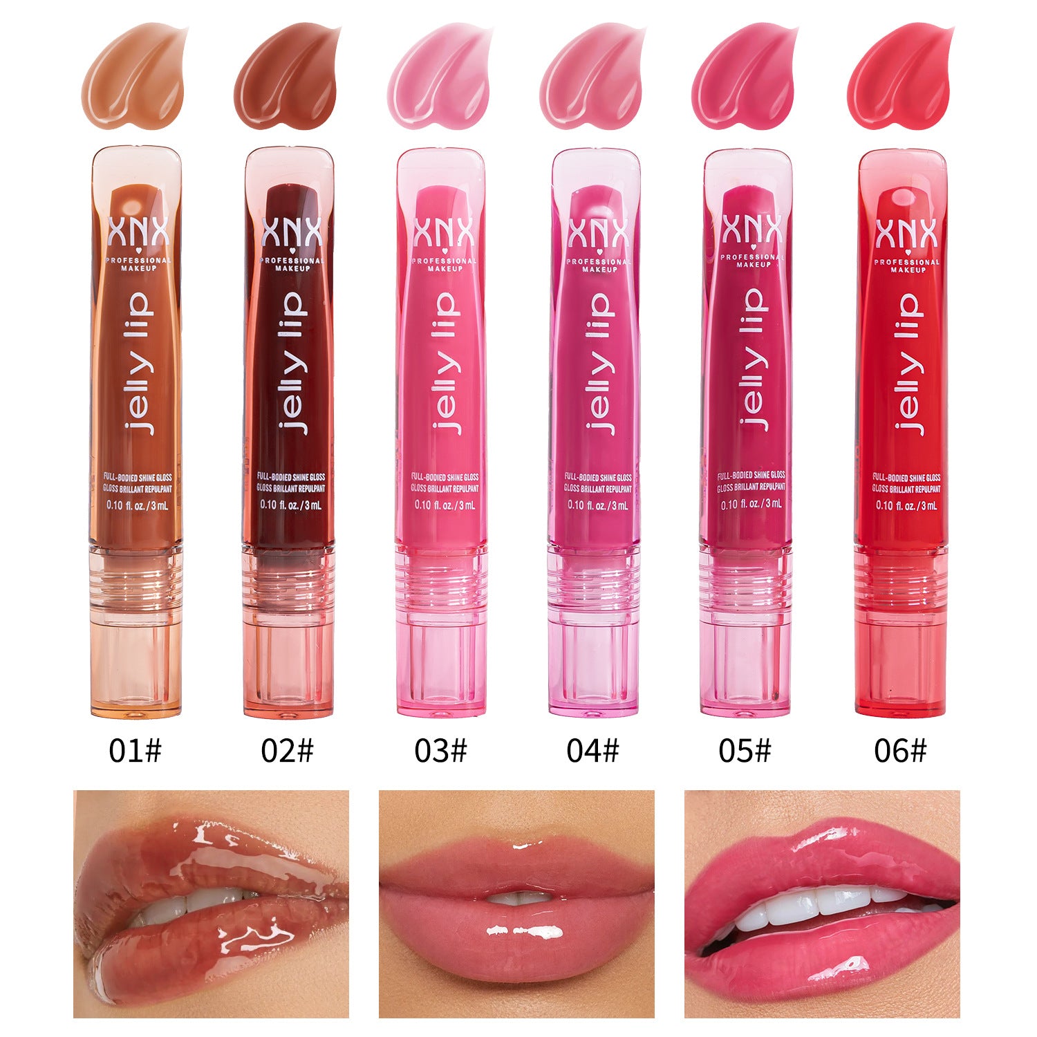 OLIBOLLA Mirror Shine Lip Gloss Plump Liquid Lipstick