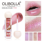 Labubu Shimmer Glow Lip Gloss, Long-Lasting, Easy to Apply, Hydrating Plump Lips