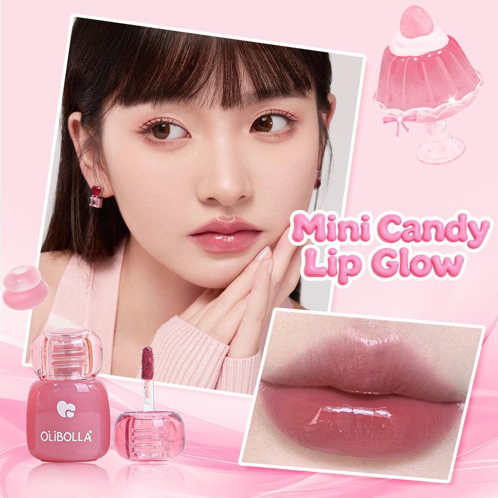 OLIBOLLA 6 Colors Mirror Gloss Lock Color Non-stick Lip Glaze