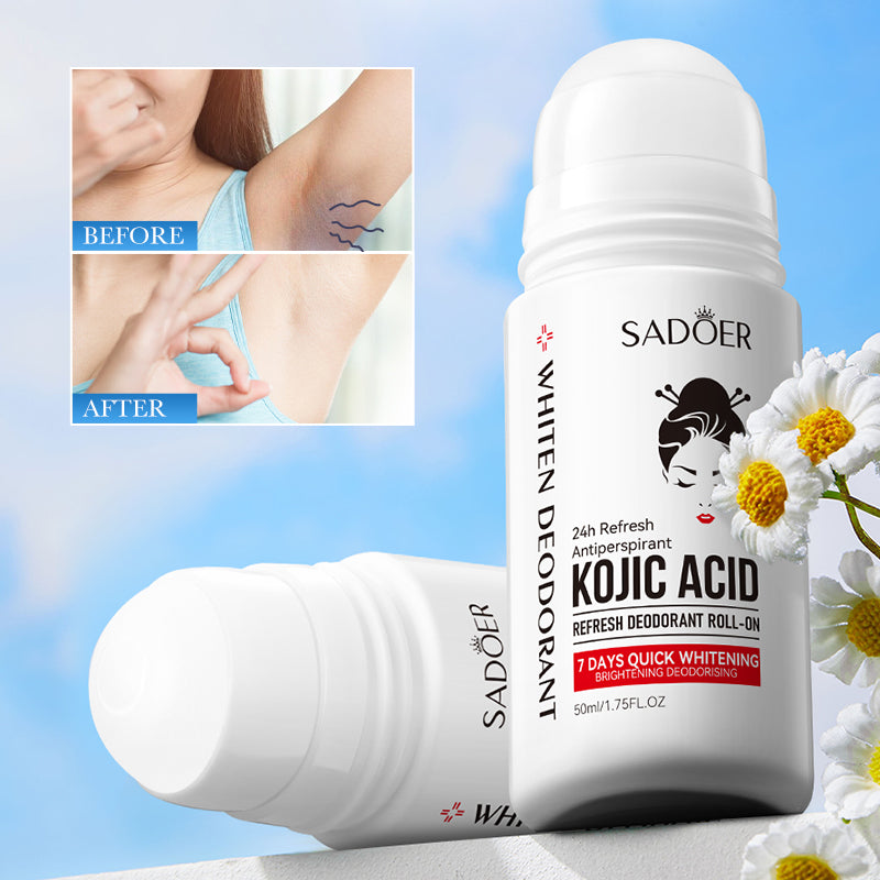 SADOER Kojic Acid Whitening Deodorant Antiperspirant Roll-On 50ml