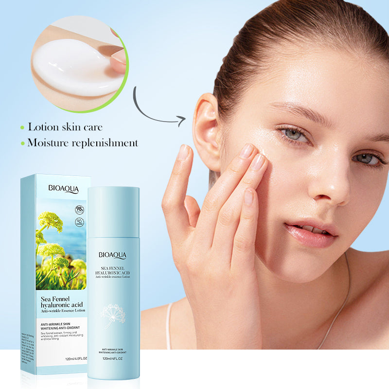 BIOAOUA Sea Fennel Hyaluronic Acid Anti-Wrinkle Essence Lotion 120ml