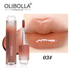 OLIBOLLA Mirror Gloss Lip Glaze Non-stick Liquid Lipstick