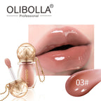 OLIBOLLA Retro Round Lip Gloss 6 Colors Hydrating Plumping
