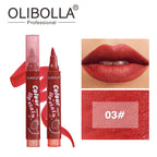 OLIBOLLA 6 Colors Matte Lip Liner Lipstick Long Lasting No Fade