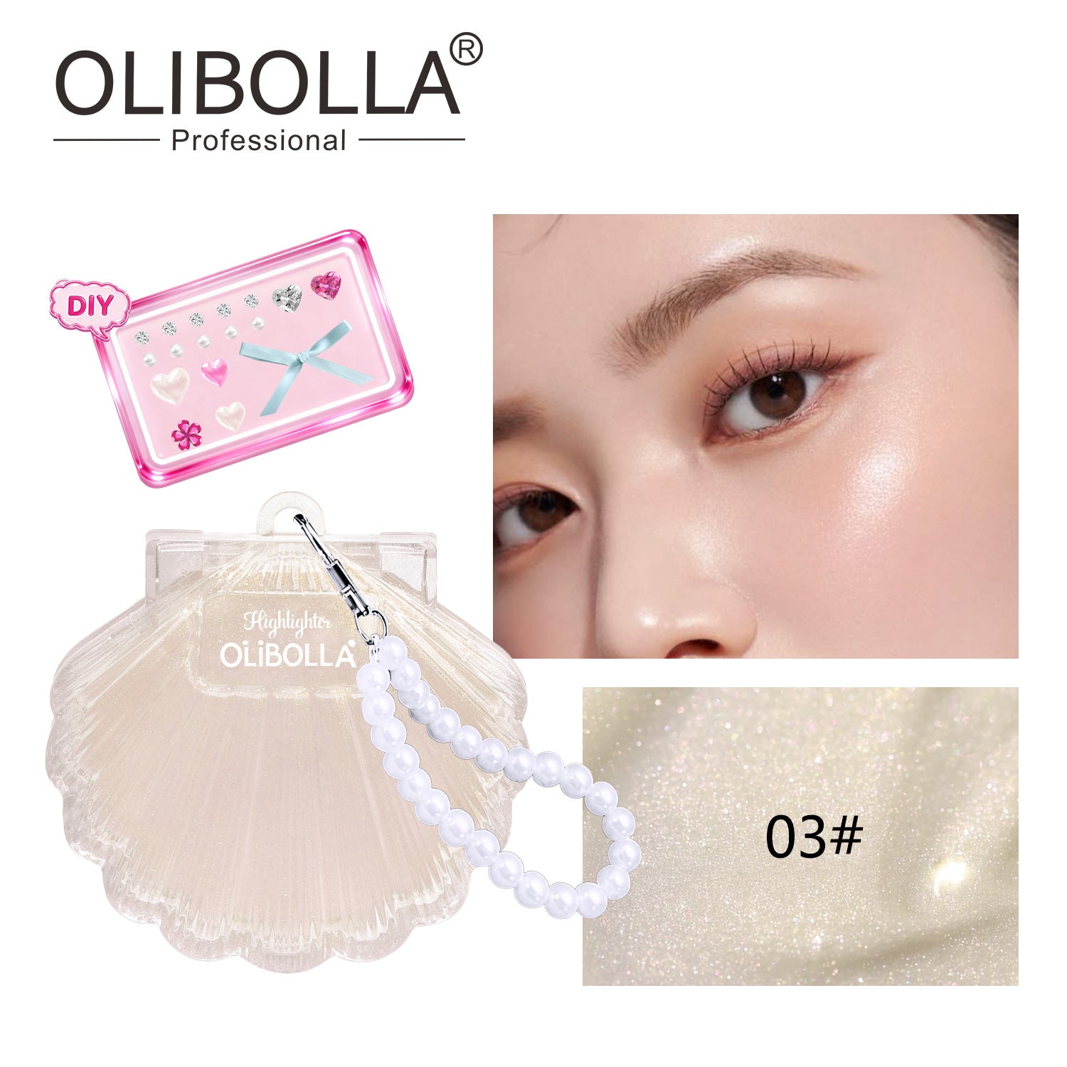 OLIBOLLA Light Stereo Blush & Highlighter Powder