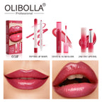 Lip Makeup Set: Lip Liner + Hydrating Lip Glaze + Mirror Lipstick, 3 Pieces