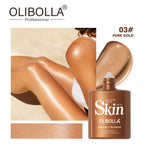 OLIBOLLA 4-Color Bronze Body Highlighter & Contour Liquid