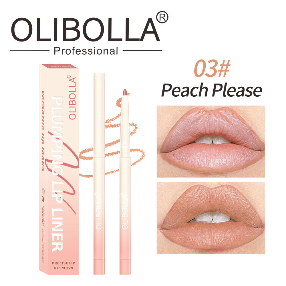 OLIBOLLA 8 Colors Matte Lip Liner Waterproof Long Lasting Lip Pencil