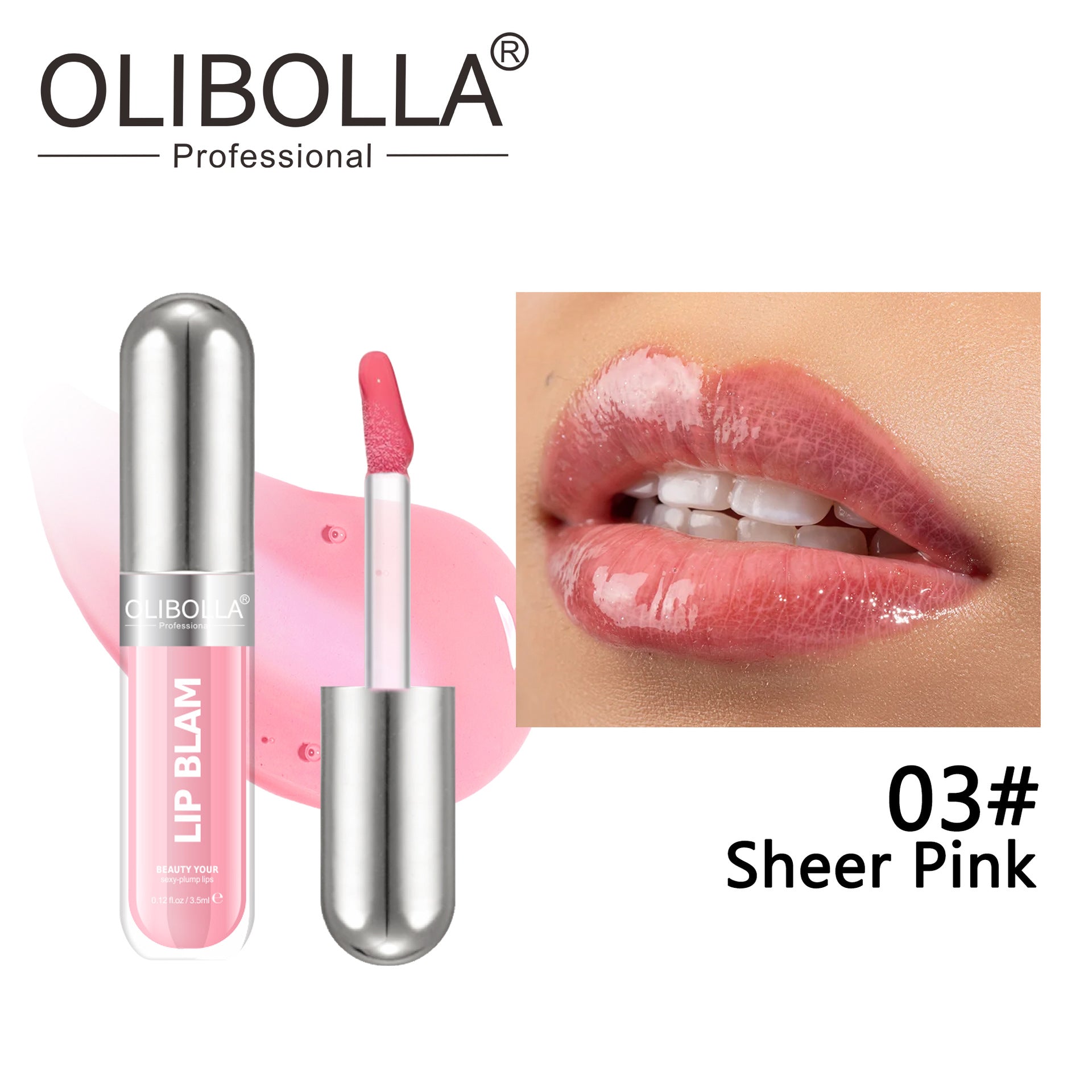 Glossy Plumping 3-in-1 Lip Makeup Fade-resistant Lipstick