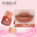 OLIBOLLA 6 Colors Mirror Gloss Lock Color Non-stick Lip Glaze