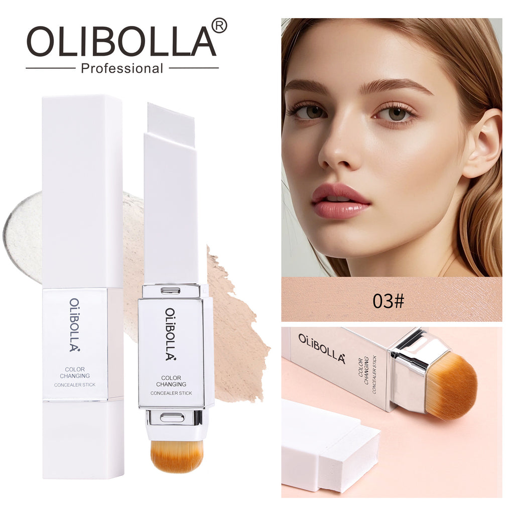 OLIBOLLA Color-Changing Foundation Stick, Brightening Foundation Cream