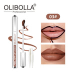 OLIBOLLA 5 Colors Peel-off Lip Liner Matte Waterproof Lip Gloss
