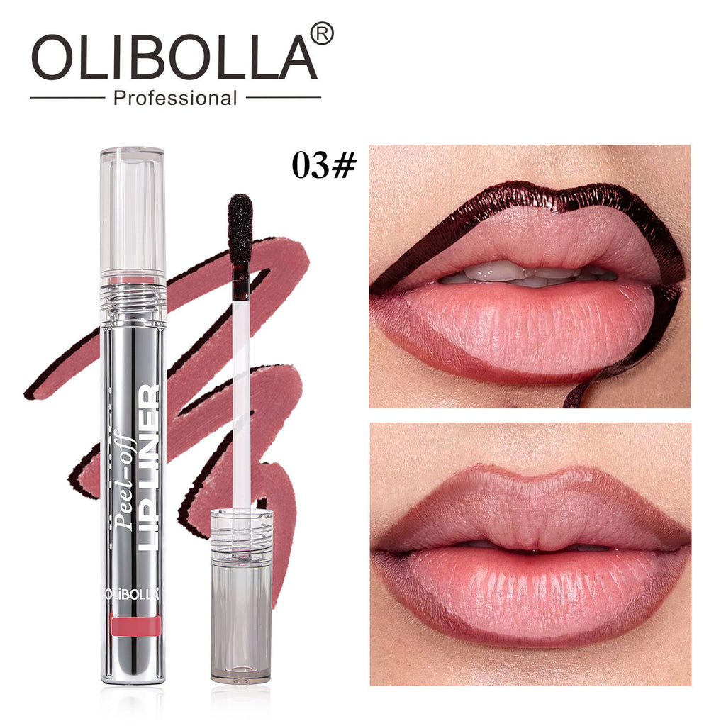 OLIBOLLA Peel-off Lip Liner Matte Lip Color Easy Coloring Lining