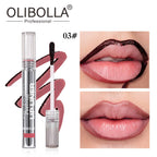 OLIBOLLA Peel-off Lip Liner Matte Lip Color Easy Coloring Lining