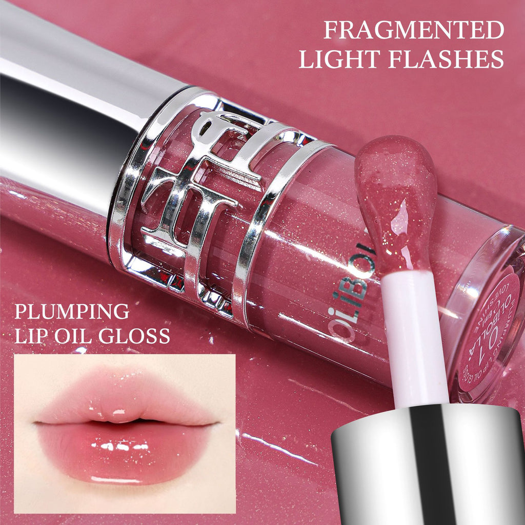 Shimmering Mirror Lip Glaze, Glossy Jelly Lip Tint