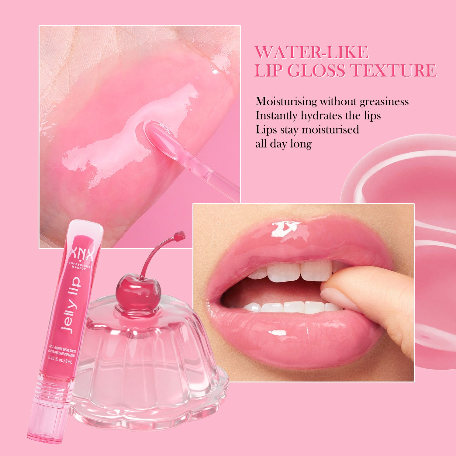 OLIBOLLA Mirror Shine Lip Gloss Plump Liquid Lipstick