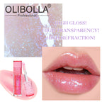 OLIBOLLA Glossy Shimmer Multi-color Lip Glaze Non-stick Cup Lip Oil