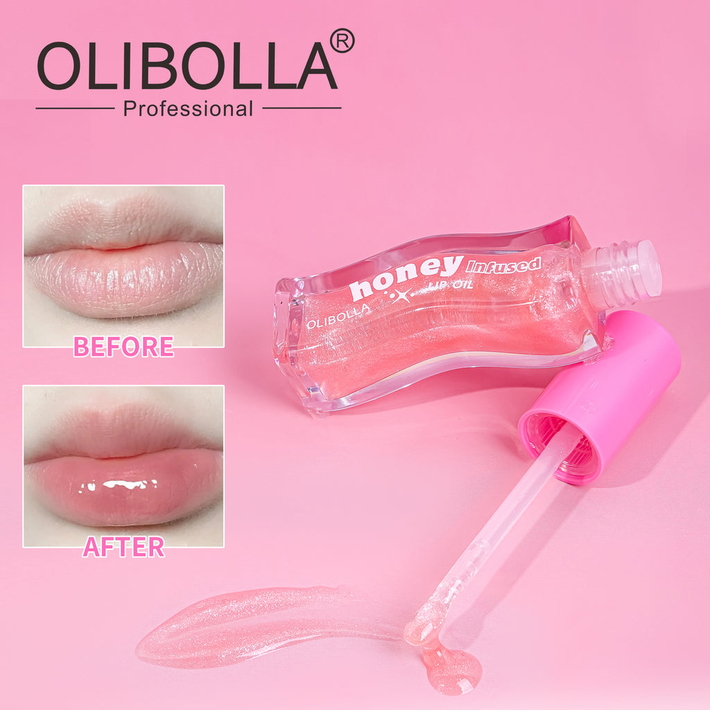 OLIBOLLA Crystal Mirror Jelly Lip Oil Non-stick Cup Lip Gloss