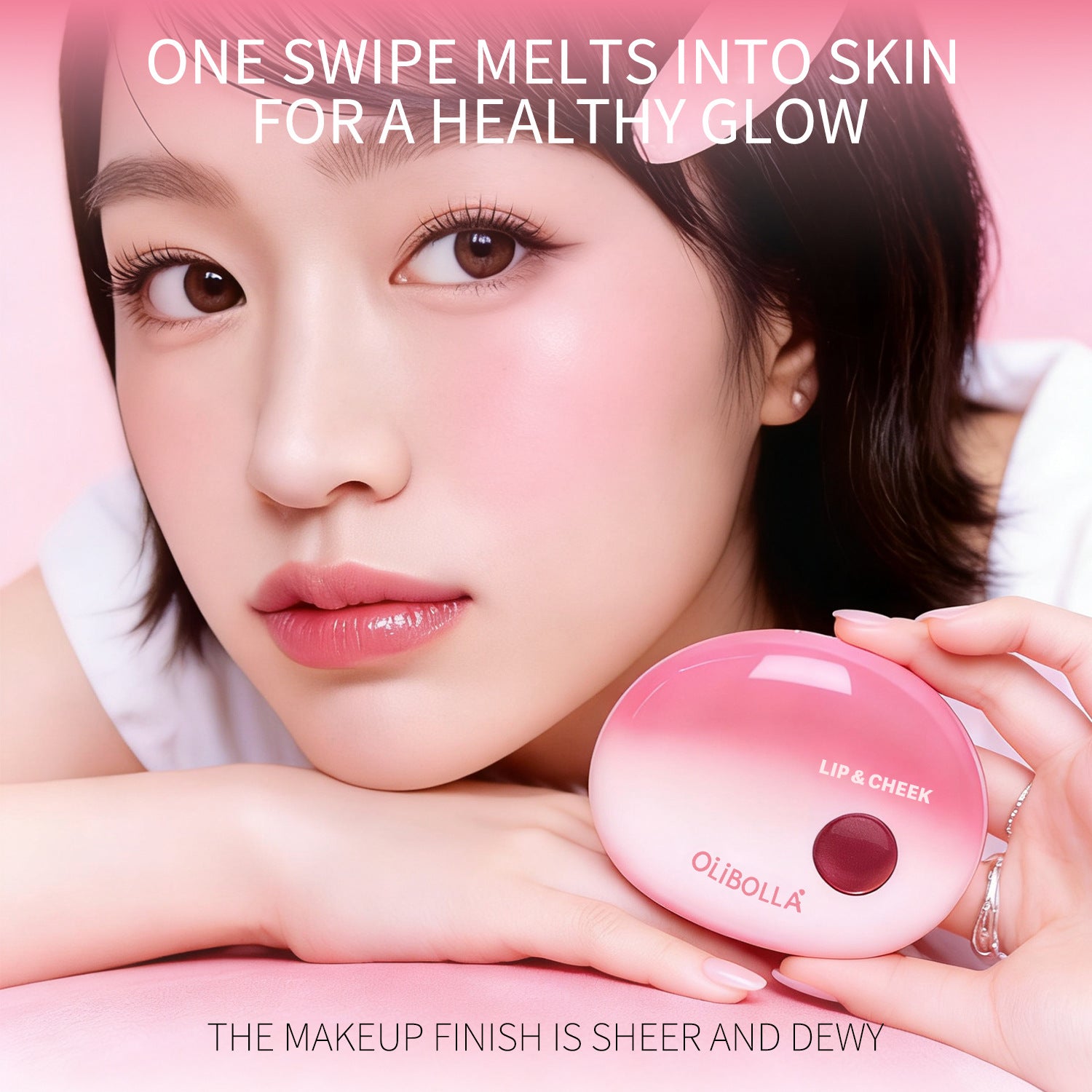 OLIBOLLA 2-in-1 Blush & Lip Cream Dual Use