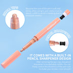 OLIBOLLA 12 Colors Highlight Eyeshadow Pen Shimmer Jelly Eyeshadow Stick