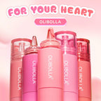 OLIBOLLA Liquid Blush Matte Lipstick Eyeshadow Natural Brightening Makeup