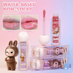 Labubu Shimmer Glow Lip Gloss, Long-Lasting, Easy to Apply, Hydrating Plump Lips