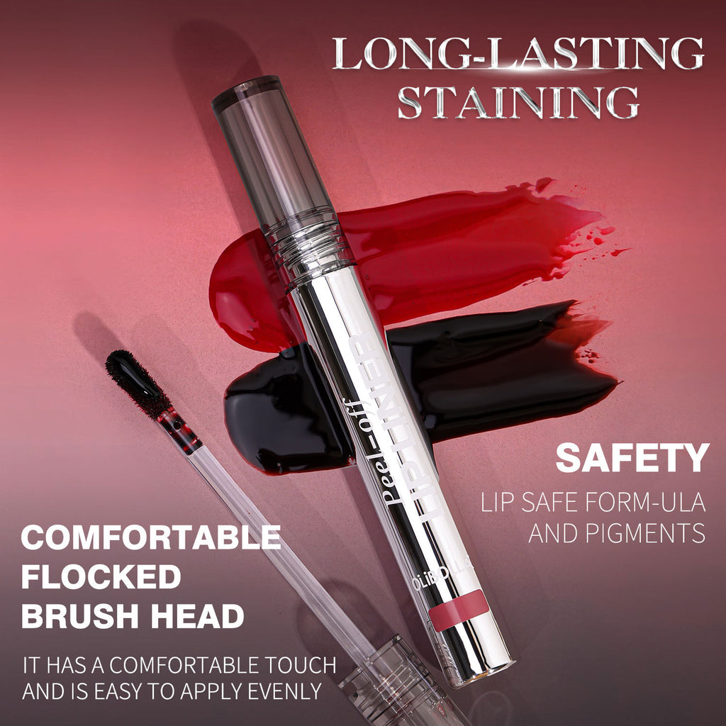 OLIBOLLA Peel-off Lip Liner Matte Lip Color Easy Coloring Lining