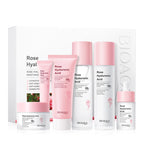 BIOAOUA Rose Hyaluronic Acid Moisturizing 6-Piece Set 20g+100g+30ml+100ml+100ml+50g