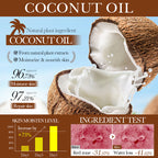 SADOER Coconut Oil Nourishing Moisturizing 6-Piece Set 100g+100ml+100ml+40ml+50g+20g