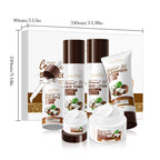 SADOER Coconut Oil Nourishing Moisturizing 6-Piece Set 100g+100ml+100ml+40ml+50g+20g