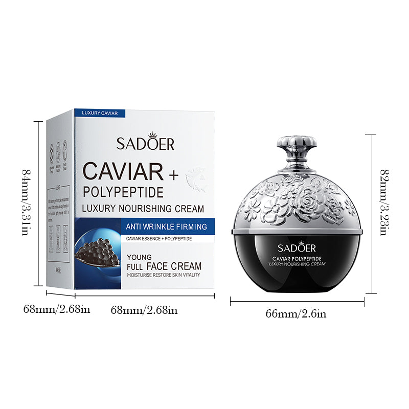 SADOER Caviar Polypeptide Luxurious Nourishing No-Makeup Cream 30g