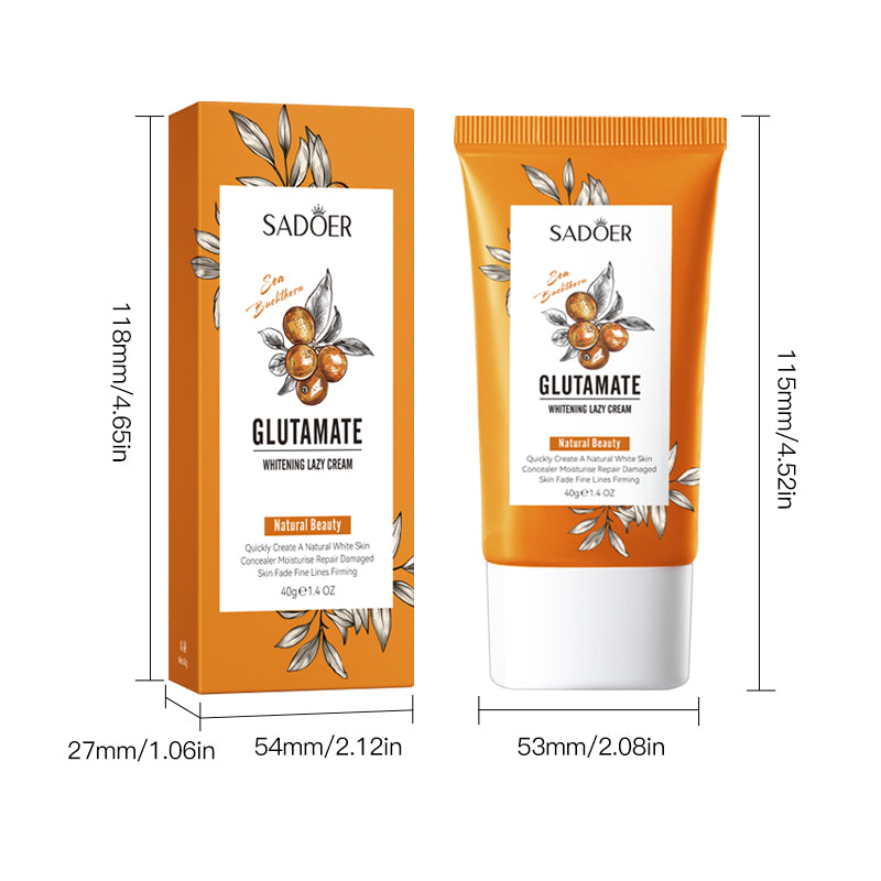 SADOER Sea Buckthorn Glutamic Acid No-Makeup Cream 40g