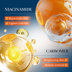 SADOER Fivefold Vitamin C Whitening Moisturizing Travel Set 30g+30ml+10ml+15g