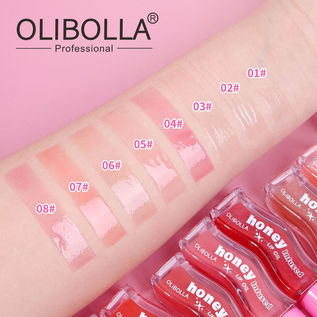 OLIBOLLA Crystal Mirror Jelly Lip Oil Non-stick Cup Lip Gloss