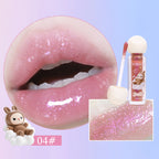 Labubu Shimmer Glow Lip Gloss, Long-Lasting, Easy to Apply, Hydrating Plump Lips