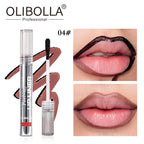 OLIBOLLA Peel-off Lip Liner Matte Lip Color Easy Coloring Lining