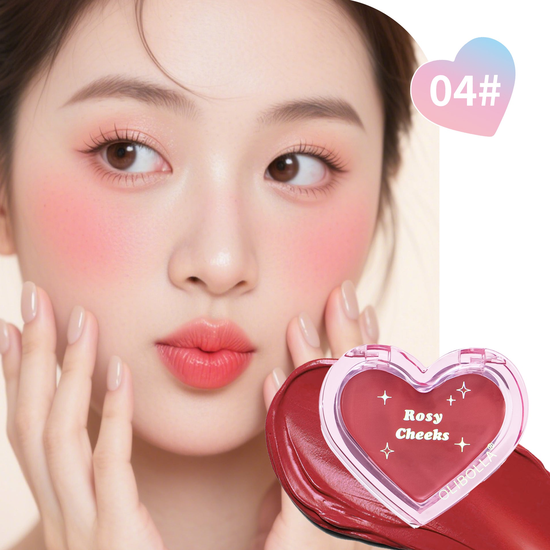 OLIBOLLA Hydrating Blush Cream Dual Use for Lips and Cheeks