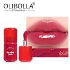 OLIBOLLA Pearlescent Mirror Lip Gloss Easy Color Payoff Non-stick Cup Lip Makeup