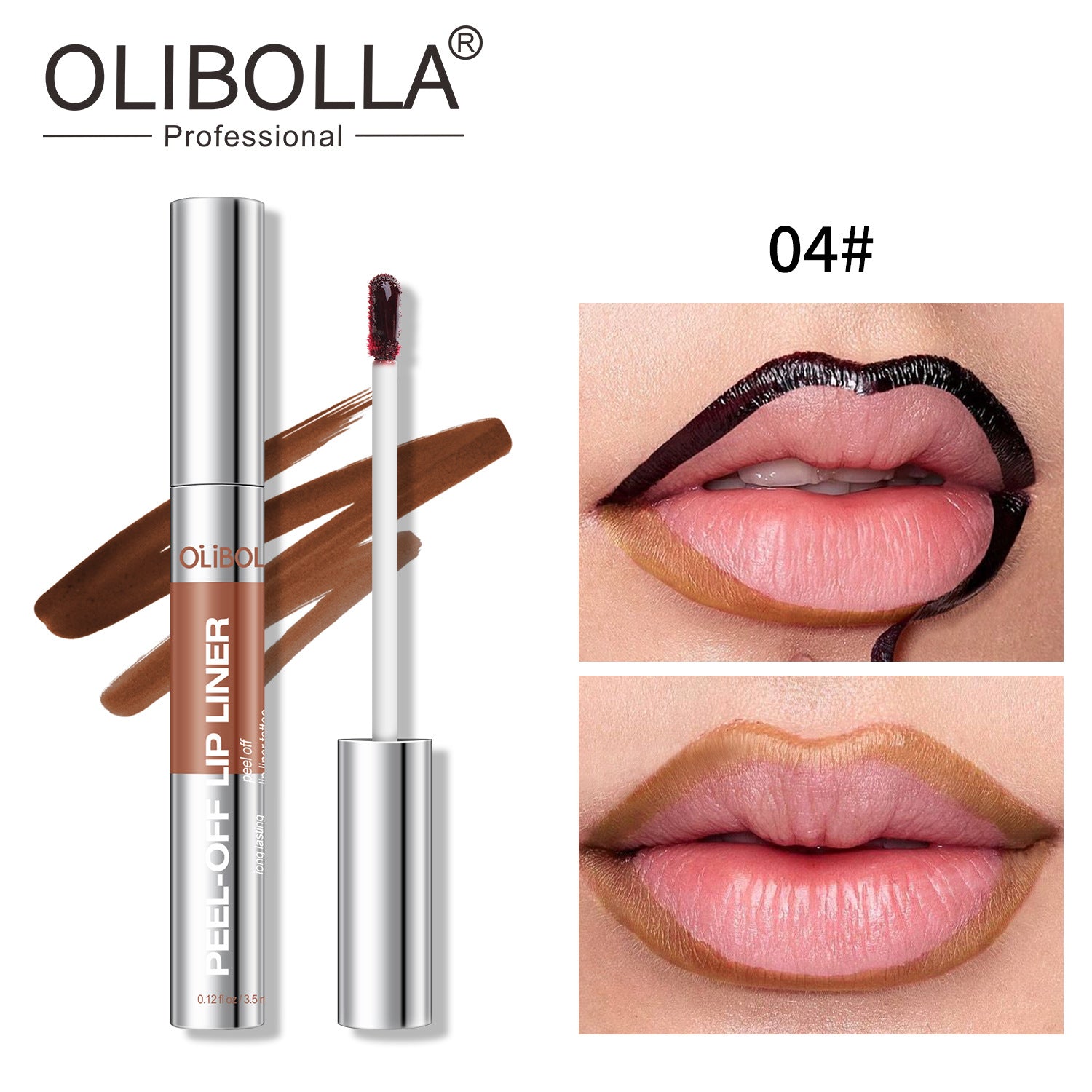 Olibolla 8 Colors Matte Lip Gloss Long-lasting Lip Liner
