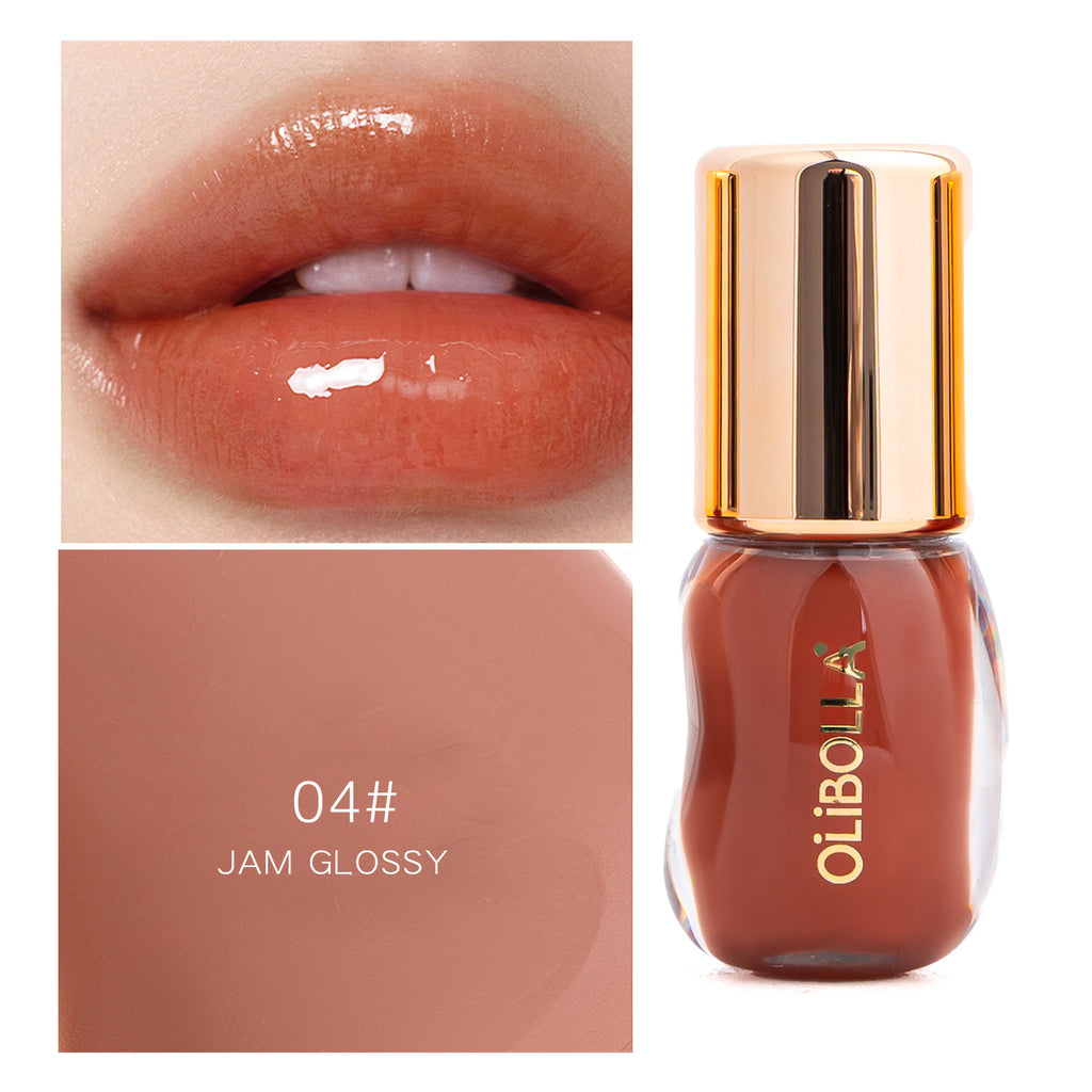 OLIBOLLA Jelly Lip Gloss Hydrating Plumping Lip Oil Makeup