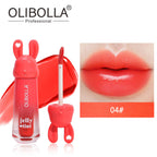 OLIBOLLA Rabbit Jelly Mirror Lip Gloss Non-stick Fade-proof