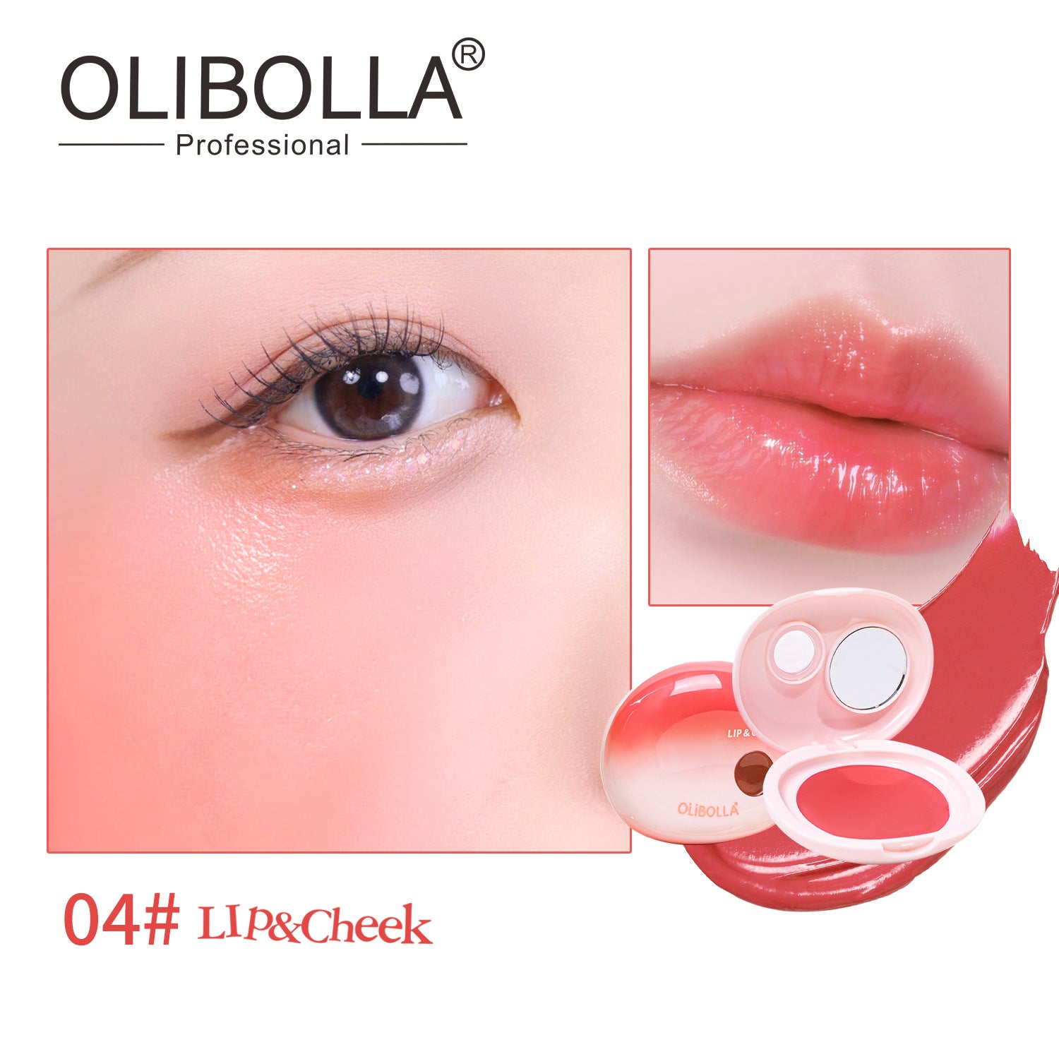 OLIBOLLA 2-in-1 Blush & Lip Cream Dual Use