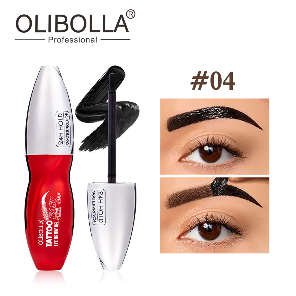 OLIBOLLA Peel-Off Eyebrow Tint Waterproof Long-Lasting Brow Gel