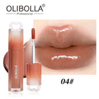 OLIBOLLA Mirror Gloss Lip Glaze Non-stick Liquid Lipstick